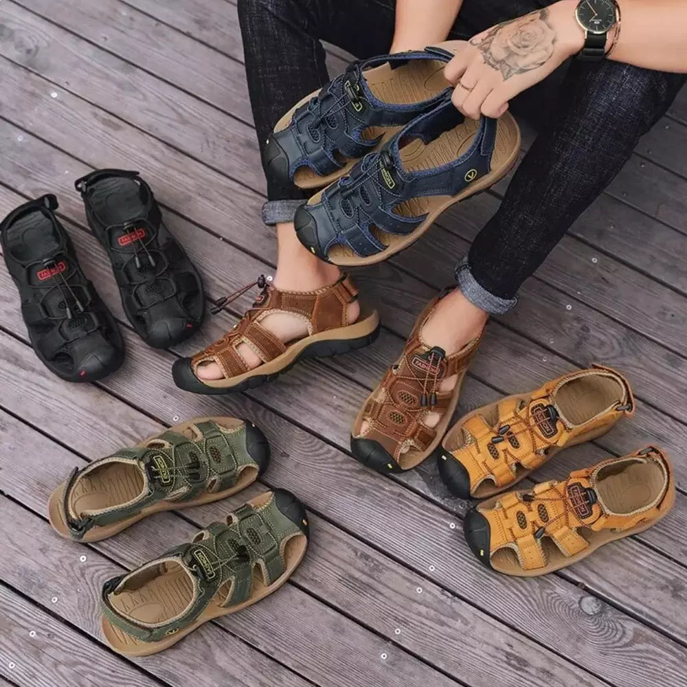 ErgoStride™ – Komfortsandaler för män för alla terränger