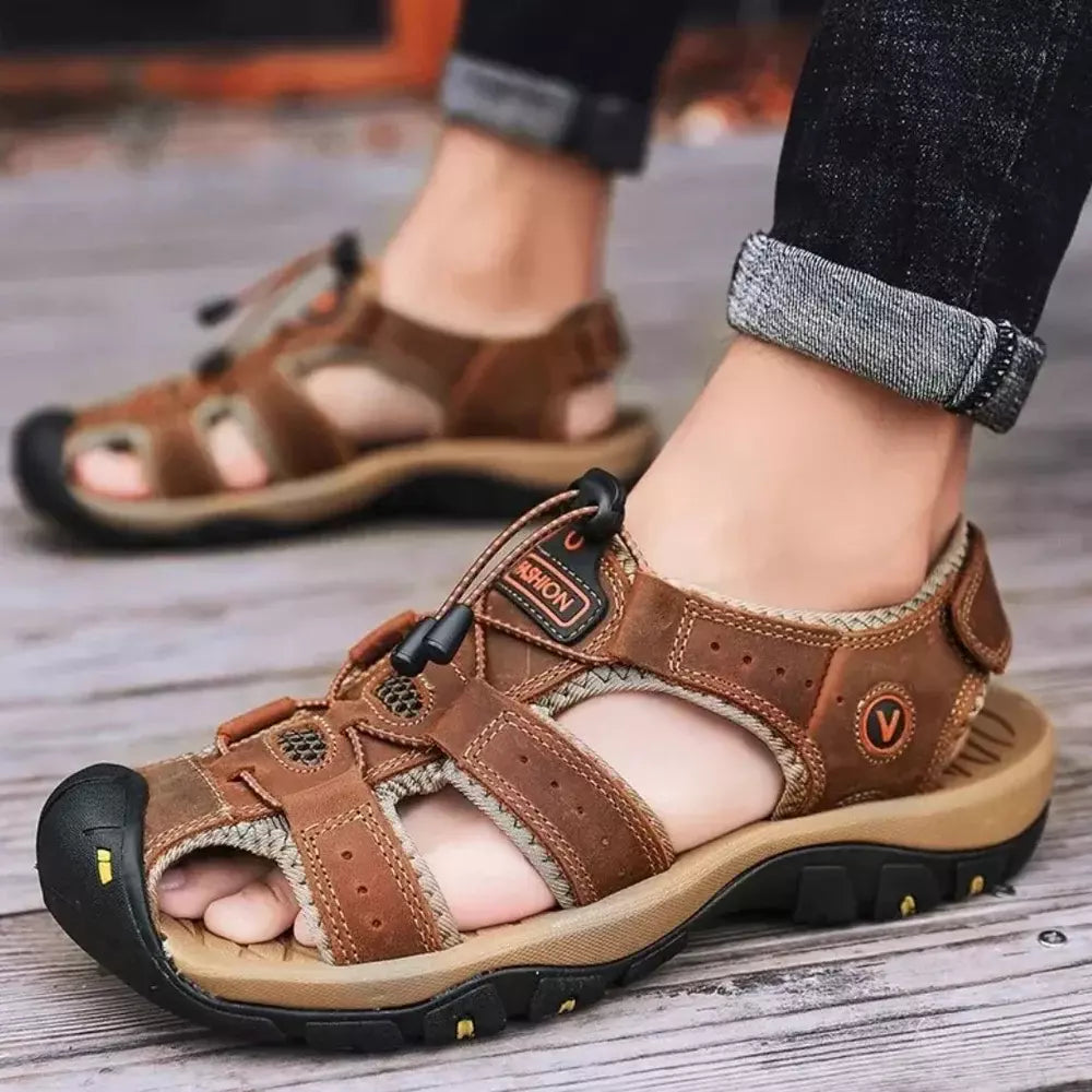 ErgoStride™ – Komfortsandaler för män för alla terränger